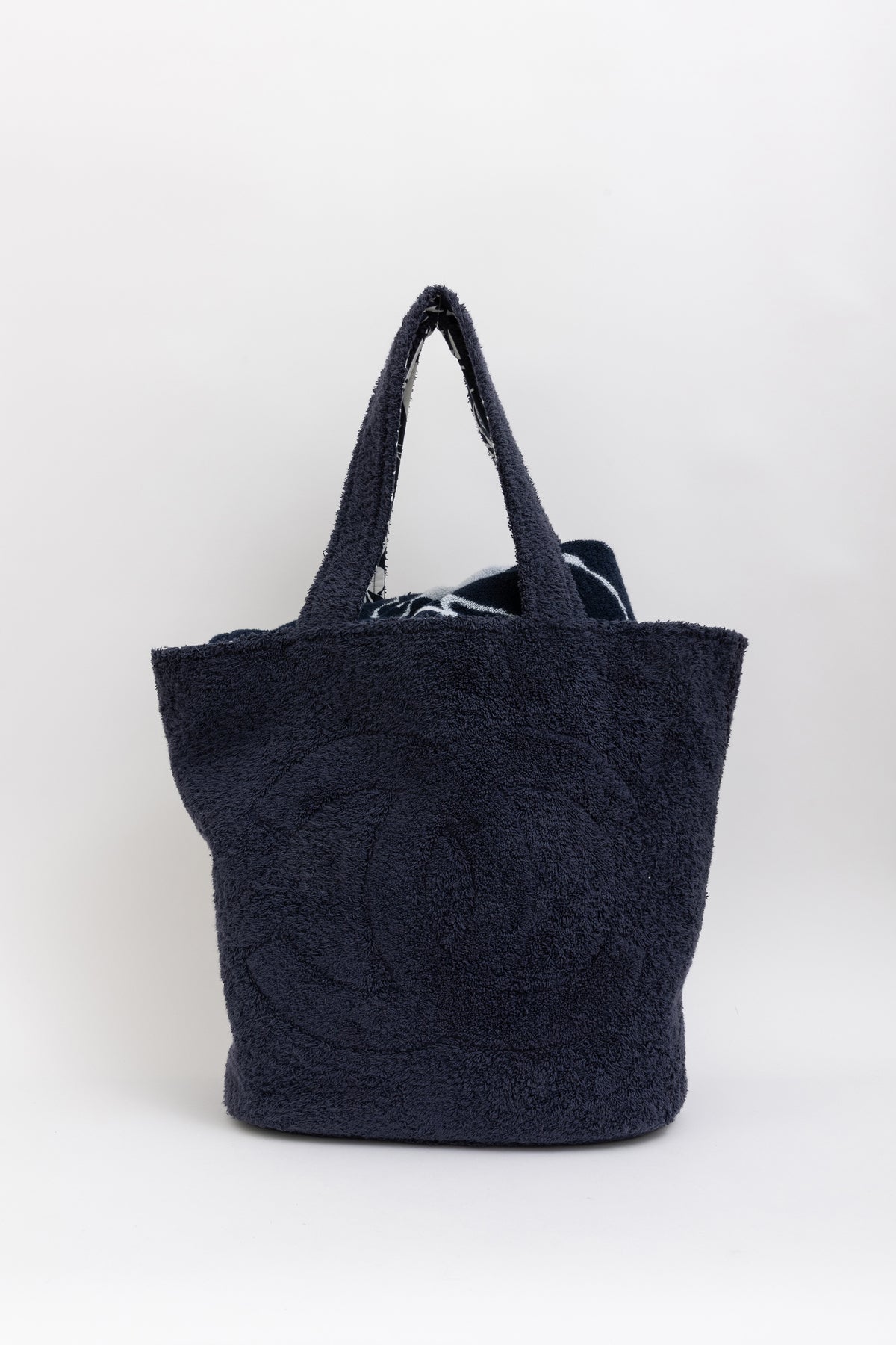 Terry Cloth CC Beach Tote Set