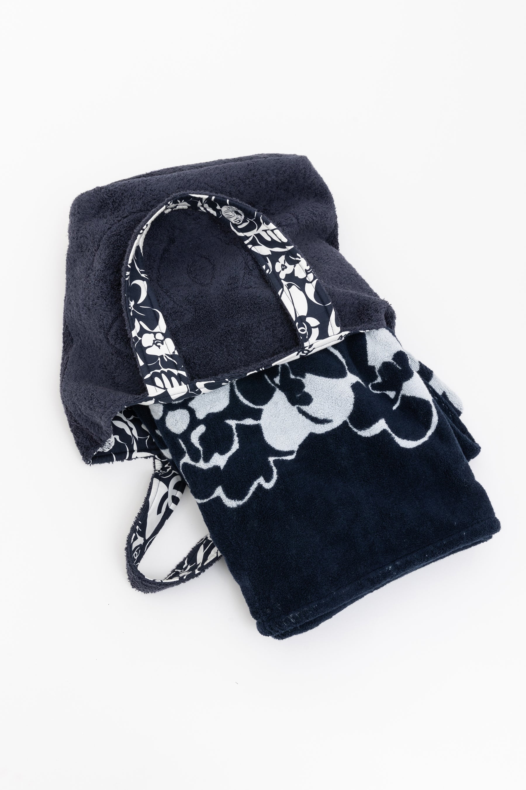 Terry Cloth CC Beach Tote Set