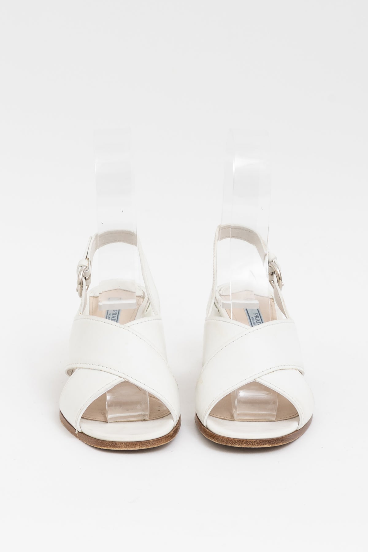 Crisscross Block Heel Slingbacks