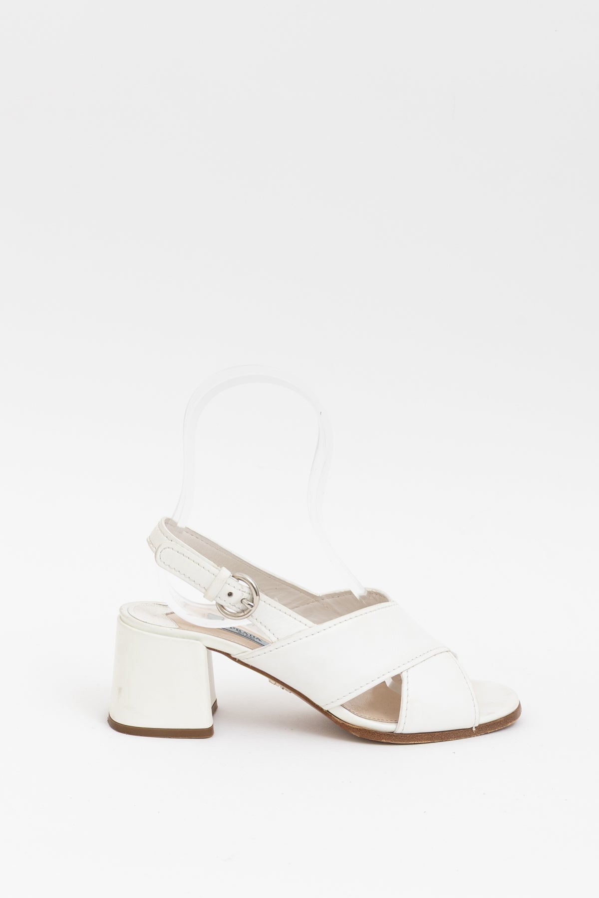 Crisscross Block Heel Slingbacks