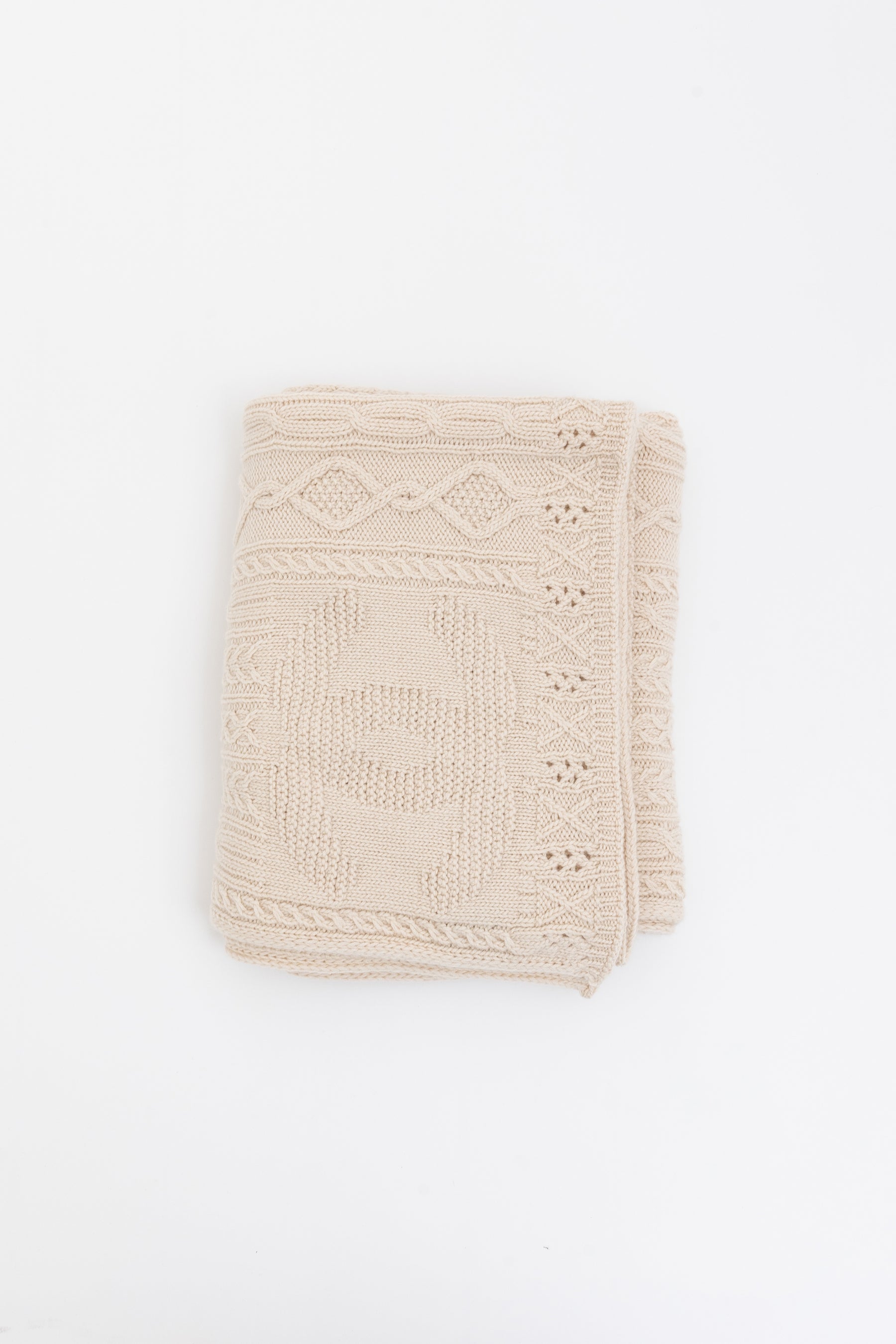Cable-Knit Sock Slipper and Blanket Set
