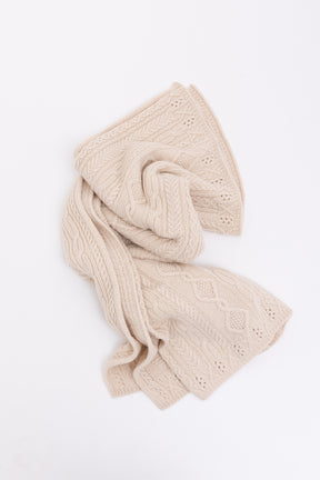 Cable-Knit Sock Slipper and Blanket Set