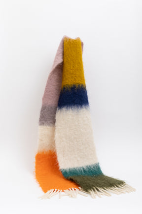 Fringed Mohair Scarf