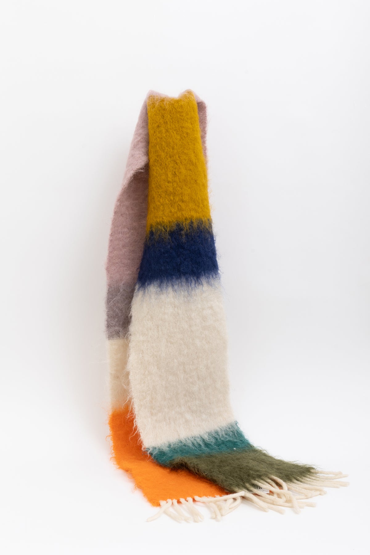 Fringed Mohair Scarf