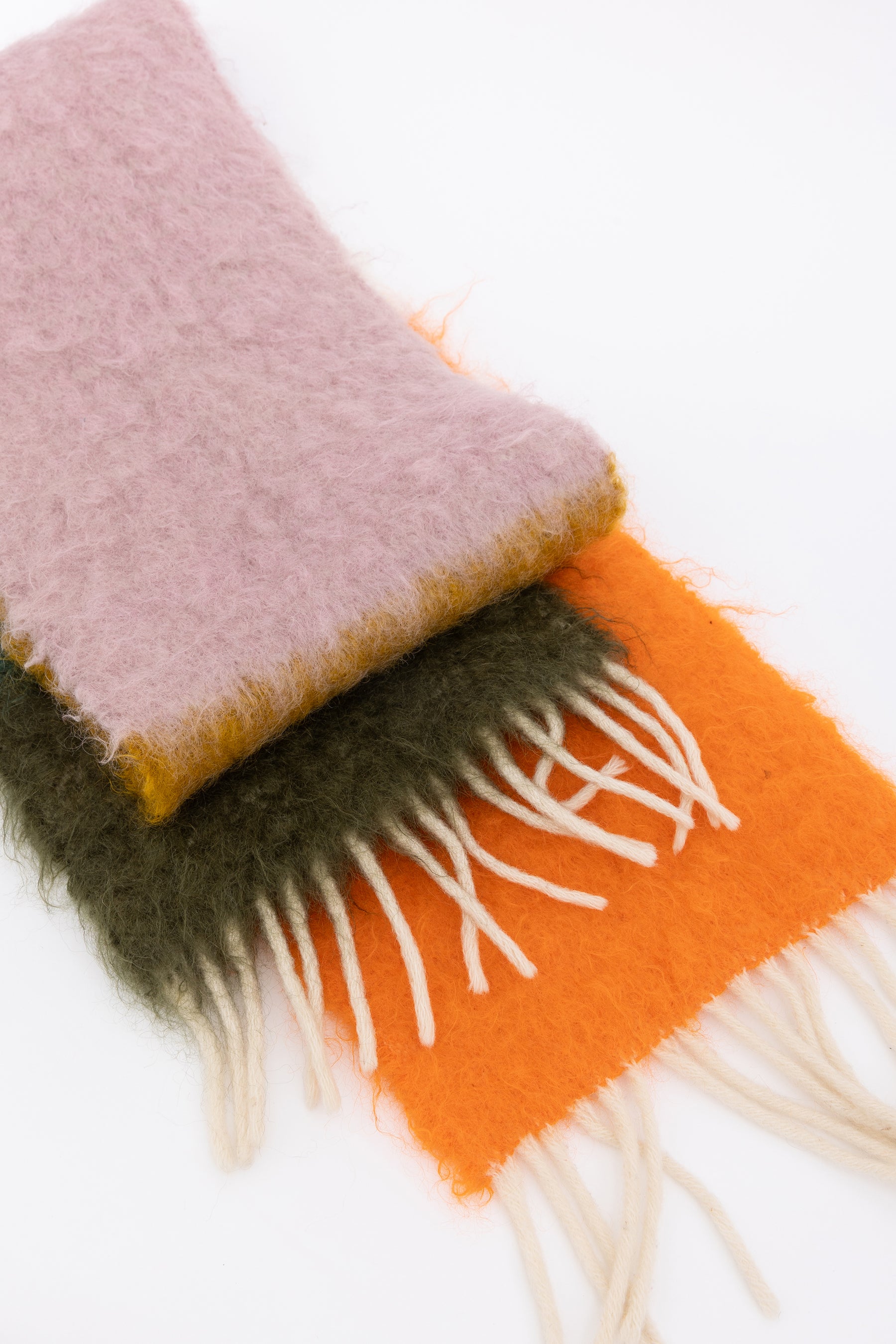 Fringed Mohair Scarf