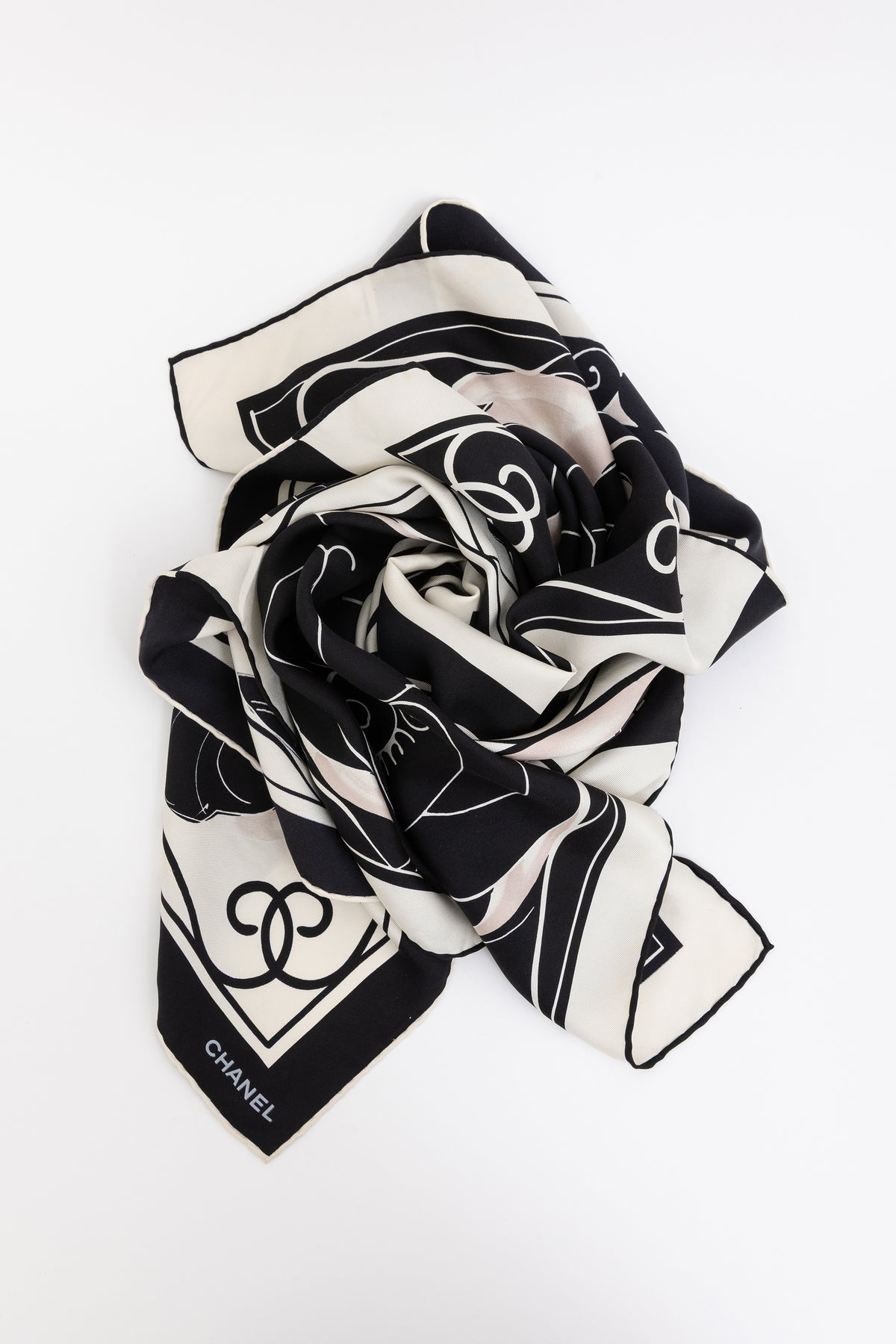Camellia Square Scarf