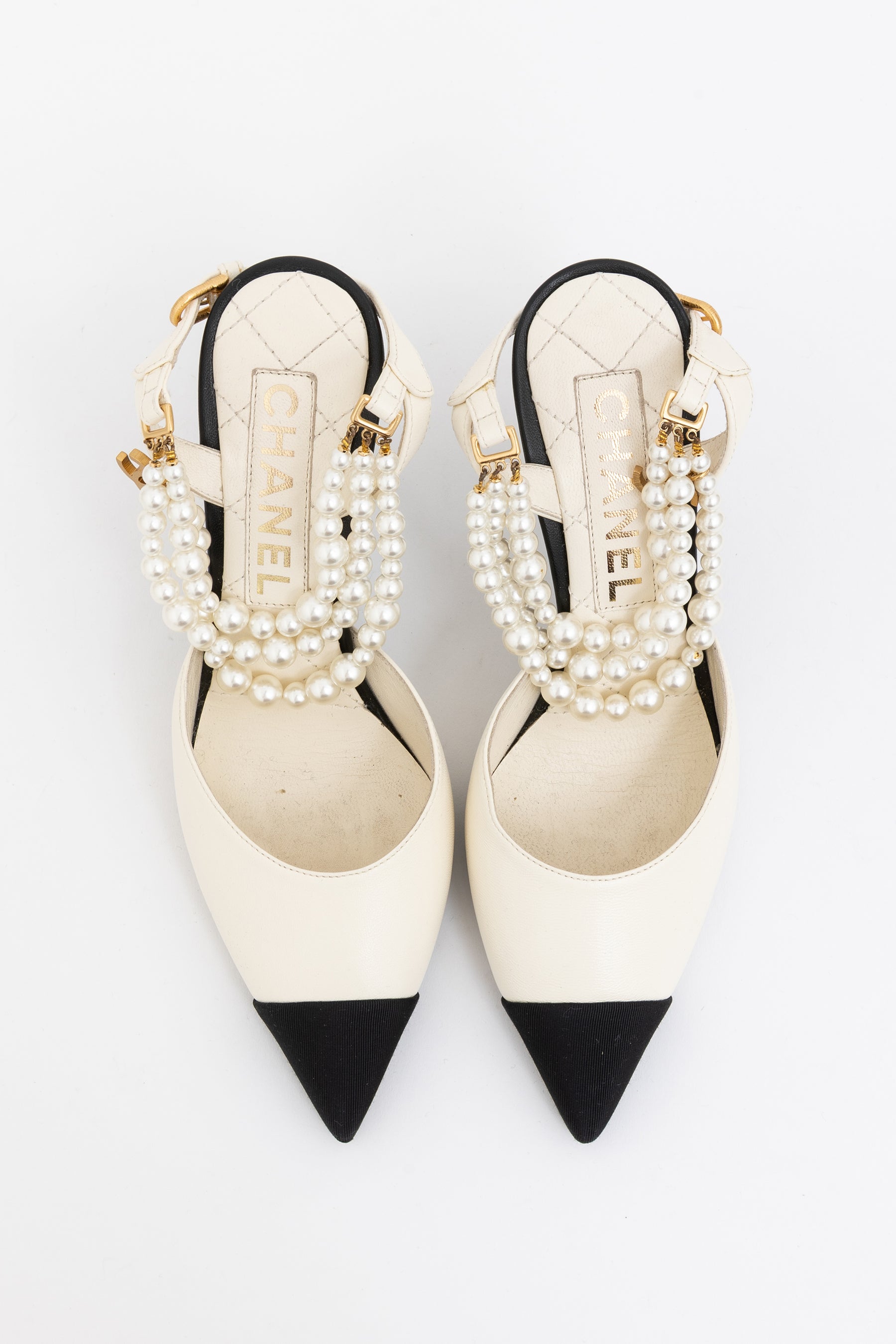 Pearl Slingbacks