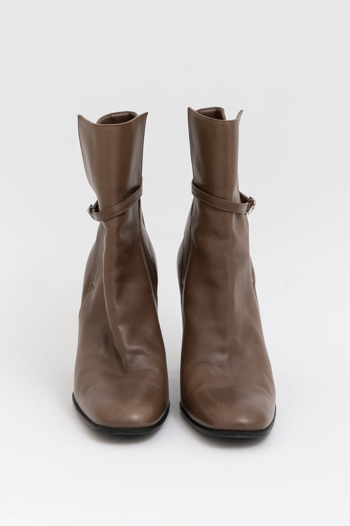 H Buckle Ankle Boots