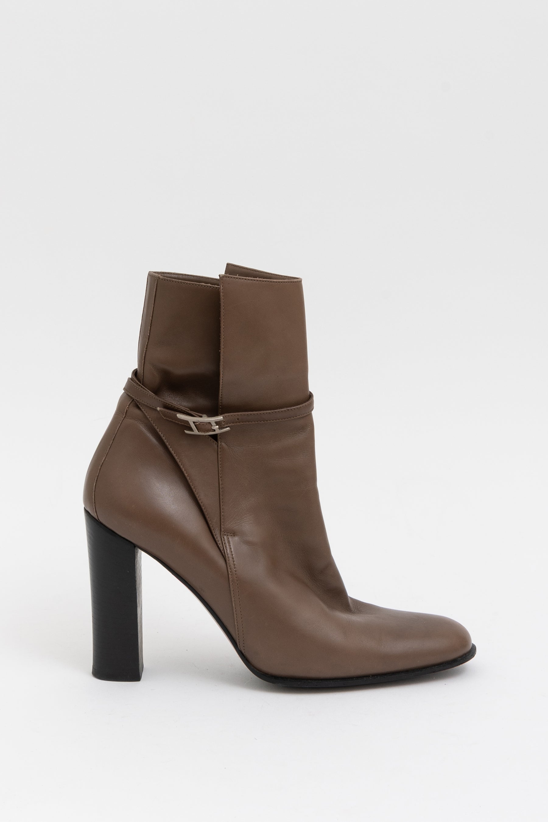 H Buckle Ankle Boots