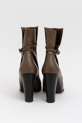 H Buckle Ankle Boots
