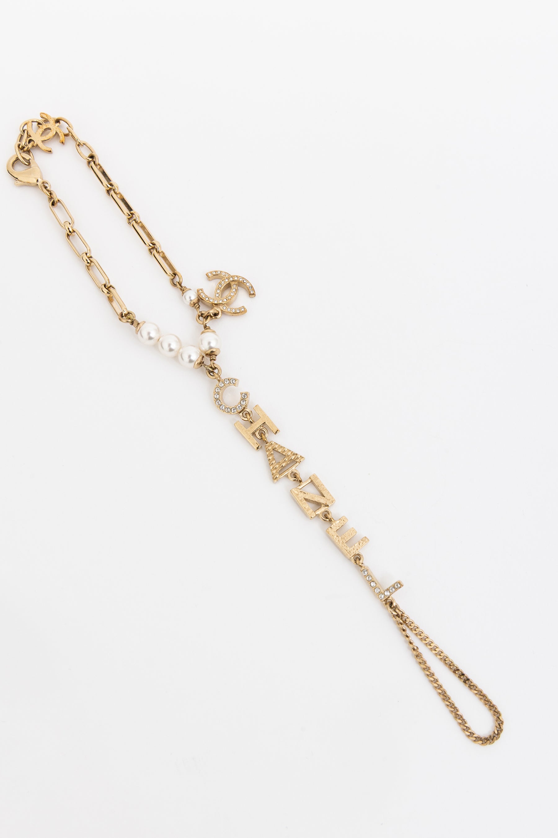 Logo Hand Chain Bracelet