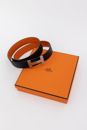 Reversible Brushed H Buckle Belt