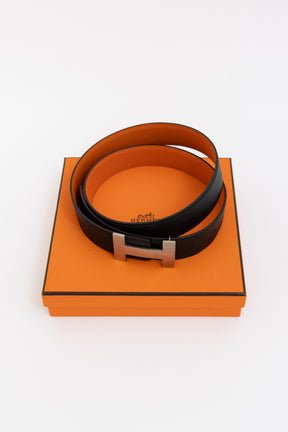 Reversible Brushed H Buckle Belt