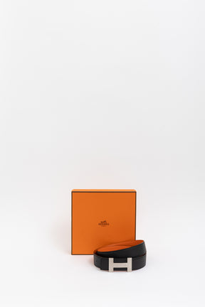 Reversible Brushed H Buckle Belt