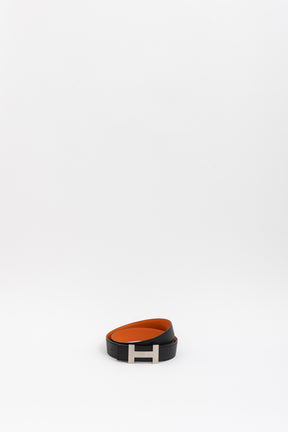 Reversible Brushed H Buckle Belt
