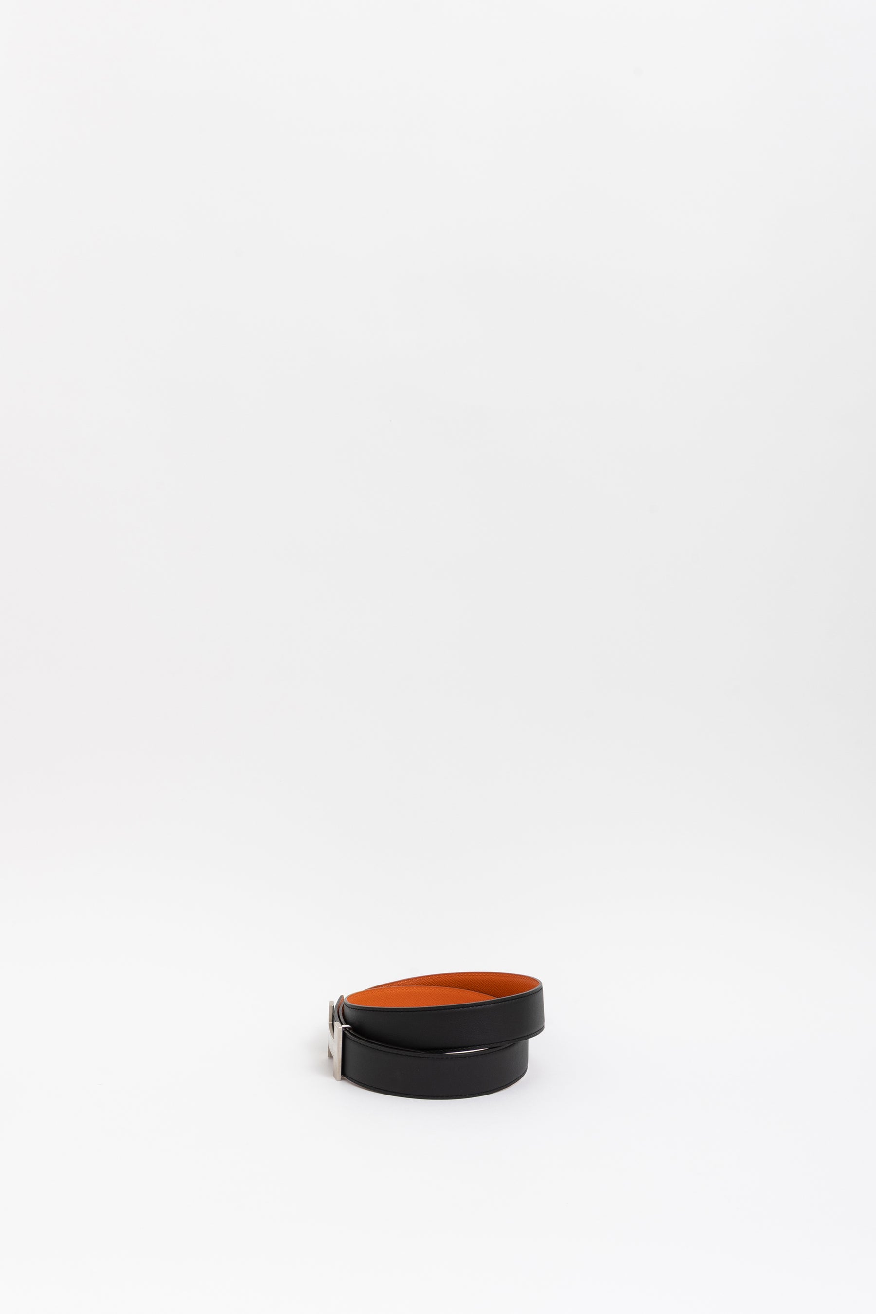 Reversible Brushed H Buckle Belt