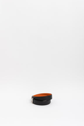 Reversible Brushed H Buckle Belt