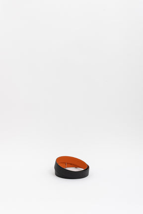 Reversible Brushed H Buckle Belt
