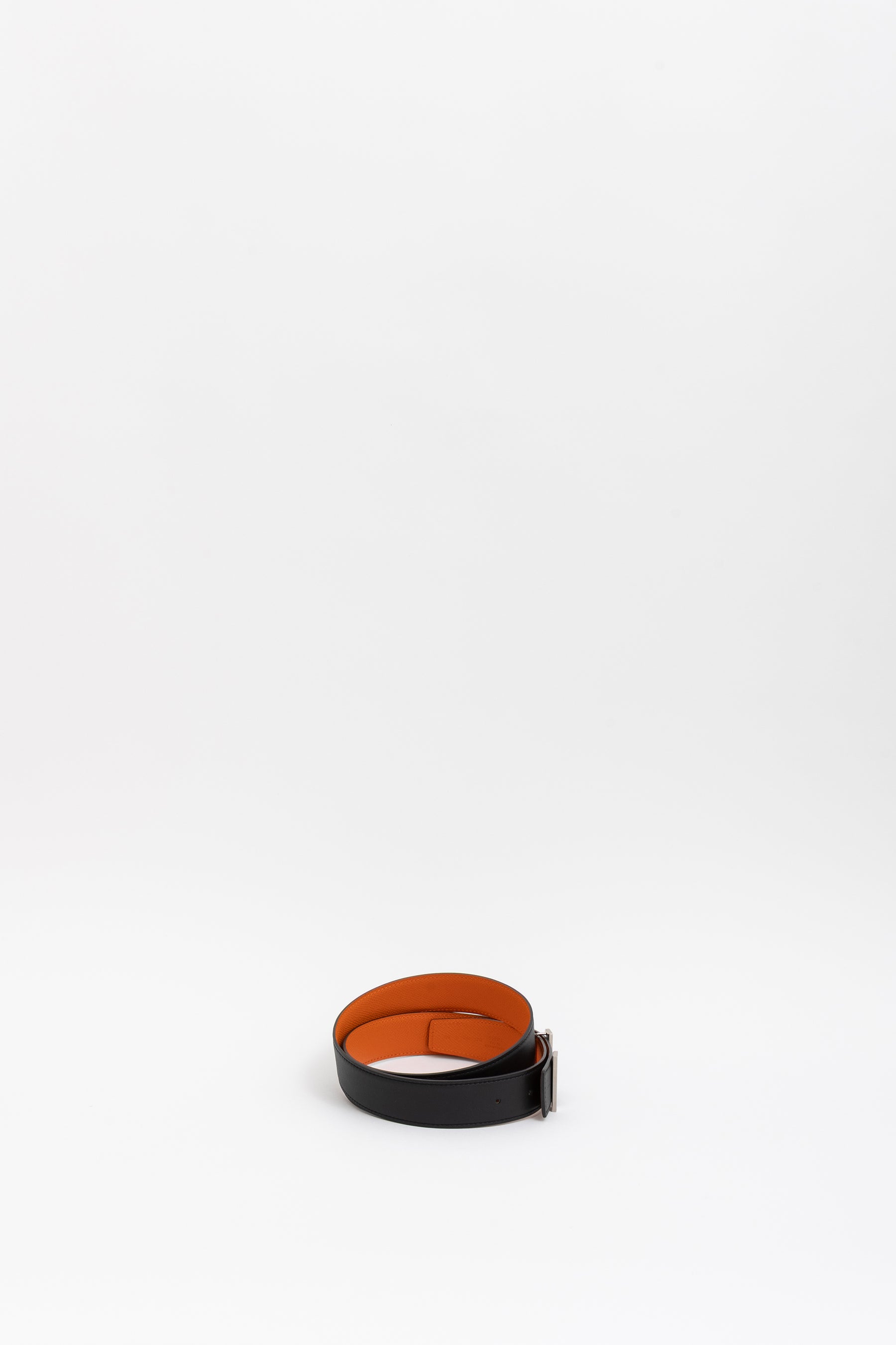 Reversible Brushed H Buckle Belt