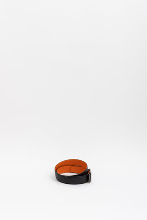 Reversible Brushed H Buckle Belt