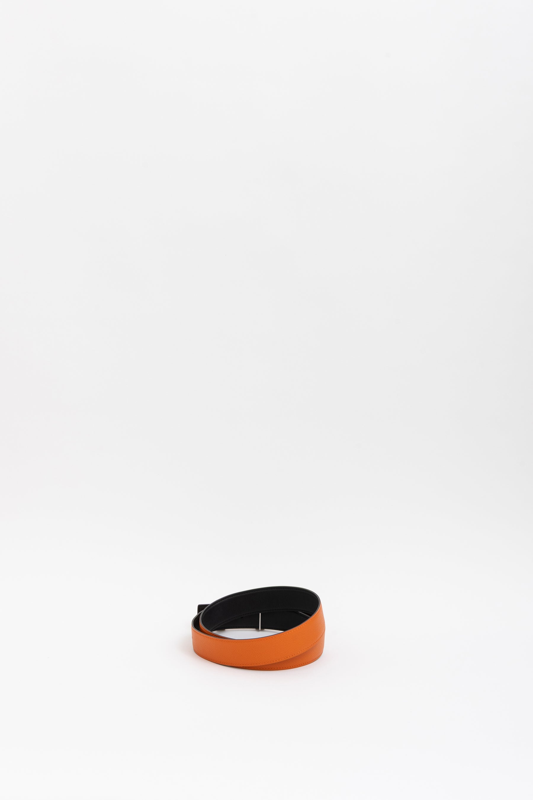 Reversible Brushed H Buckle Belt