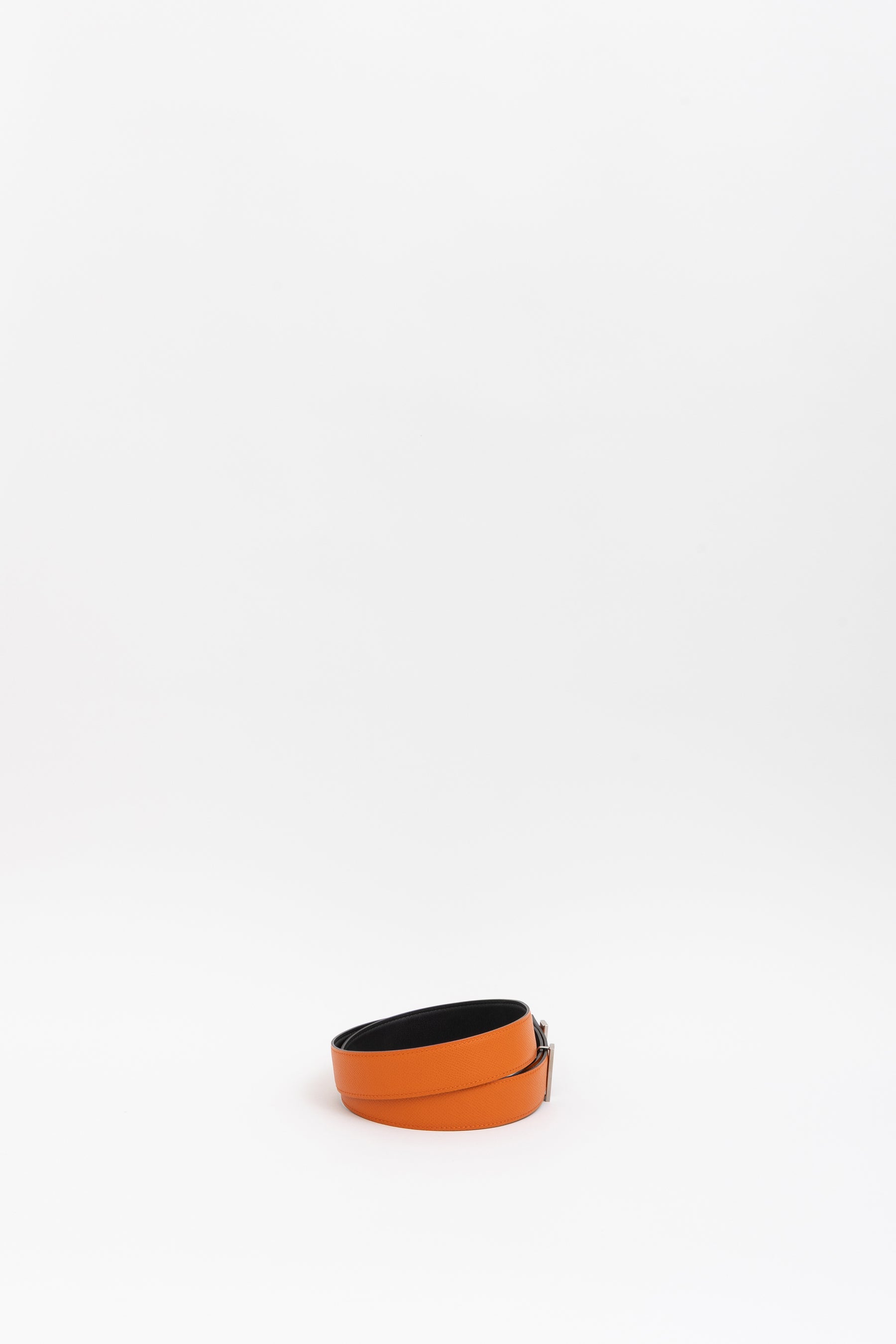 Reversible Brushed H Buckle Belt