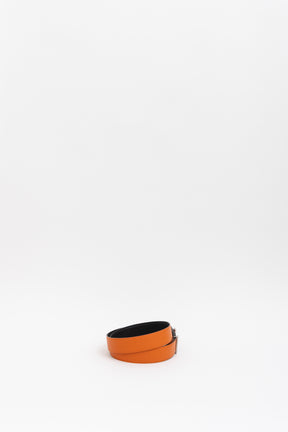 Reversible Brushed H Buckle Belt
