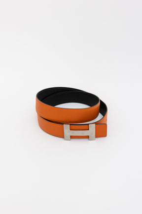 Reversible Brushed H Buckle Belt