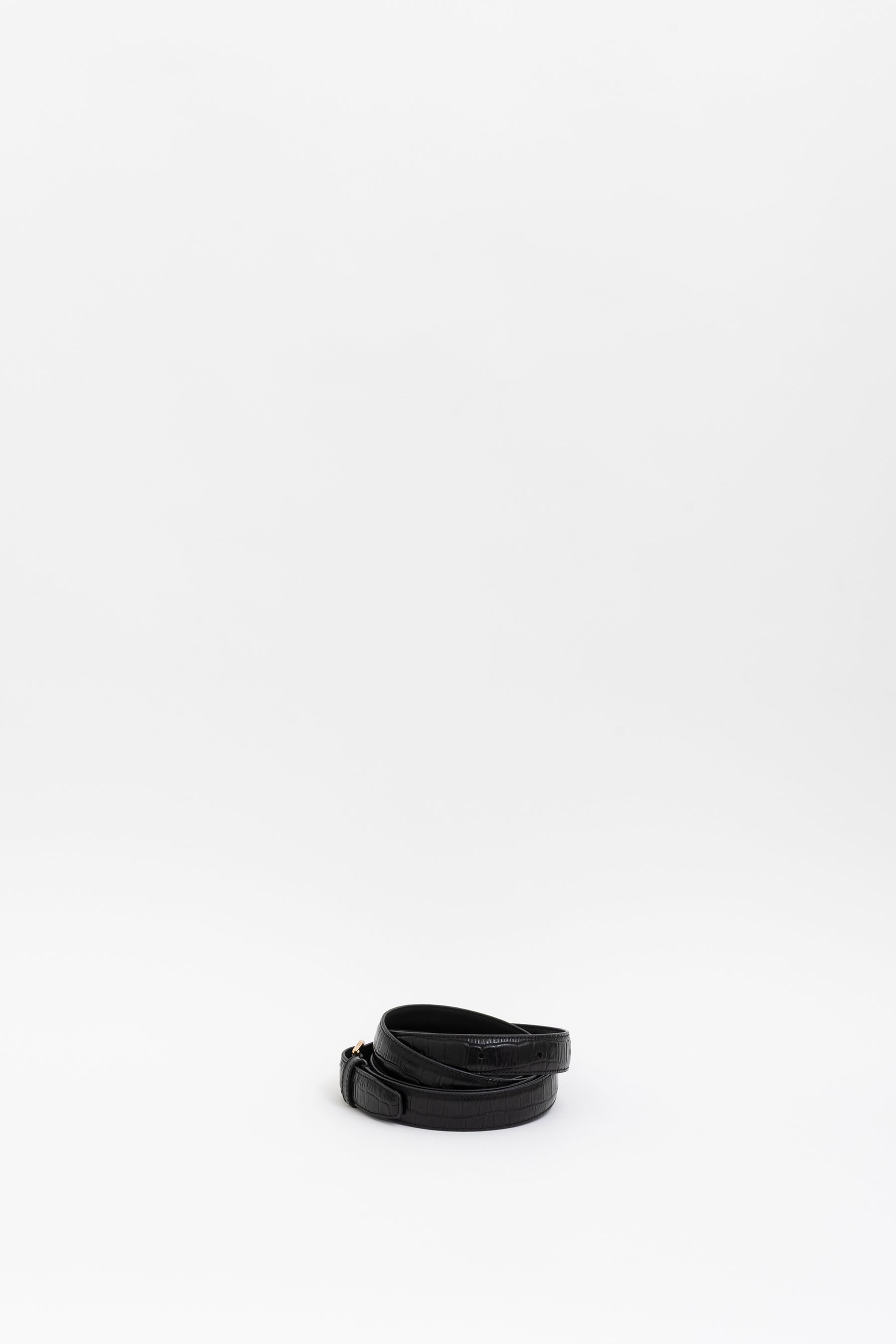 Croc Effect Belt