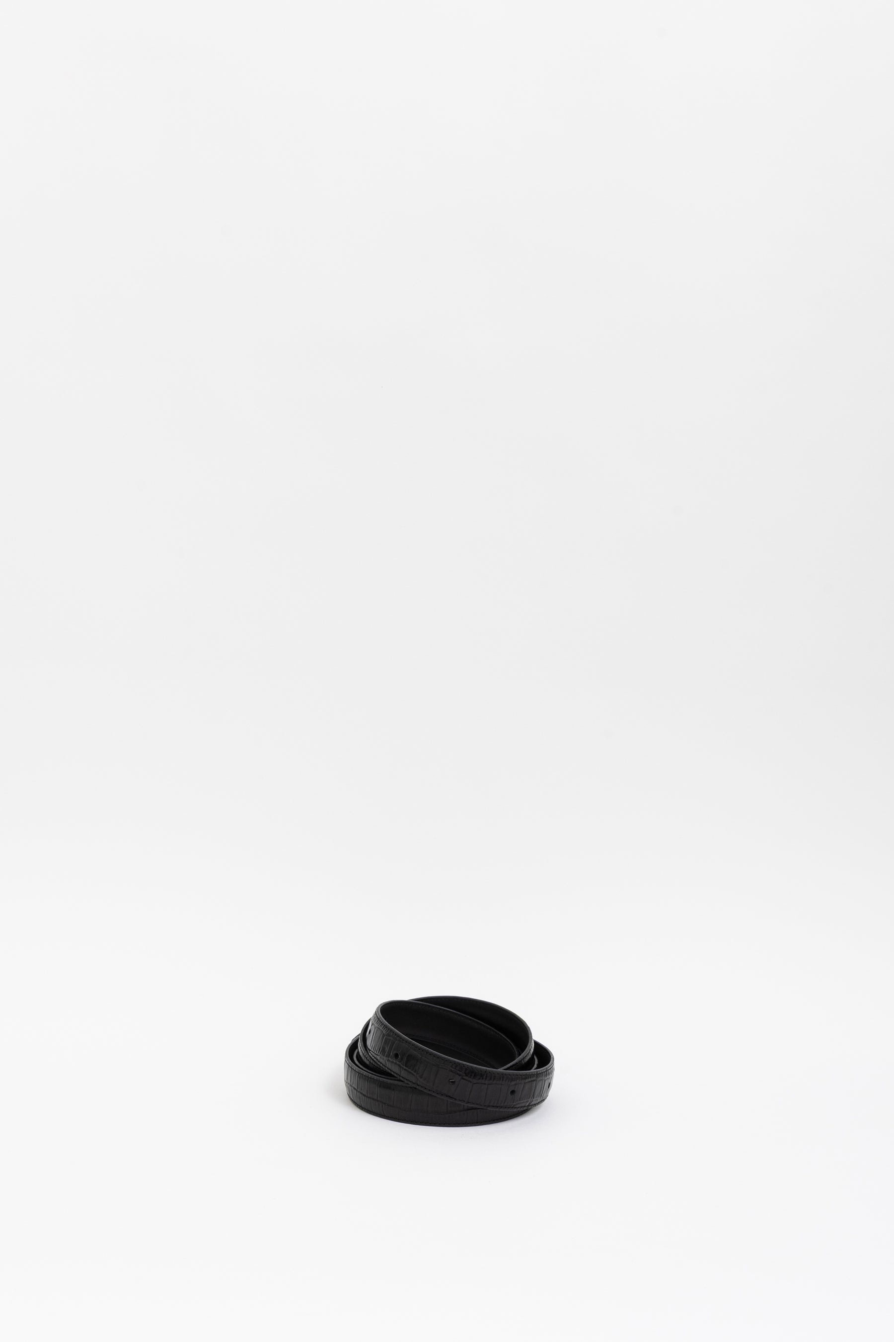 Croc Effect Belt