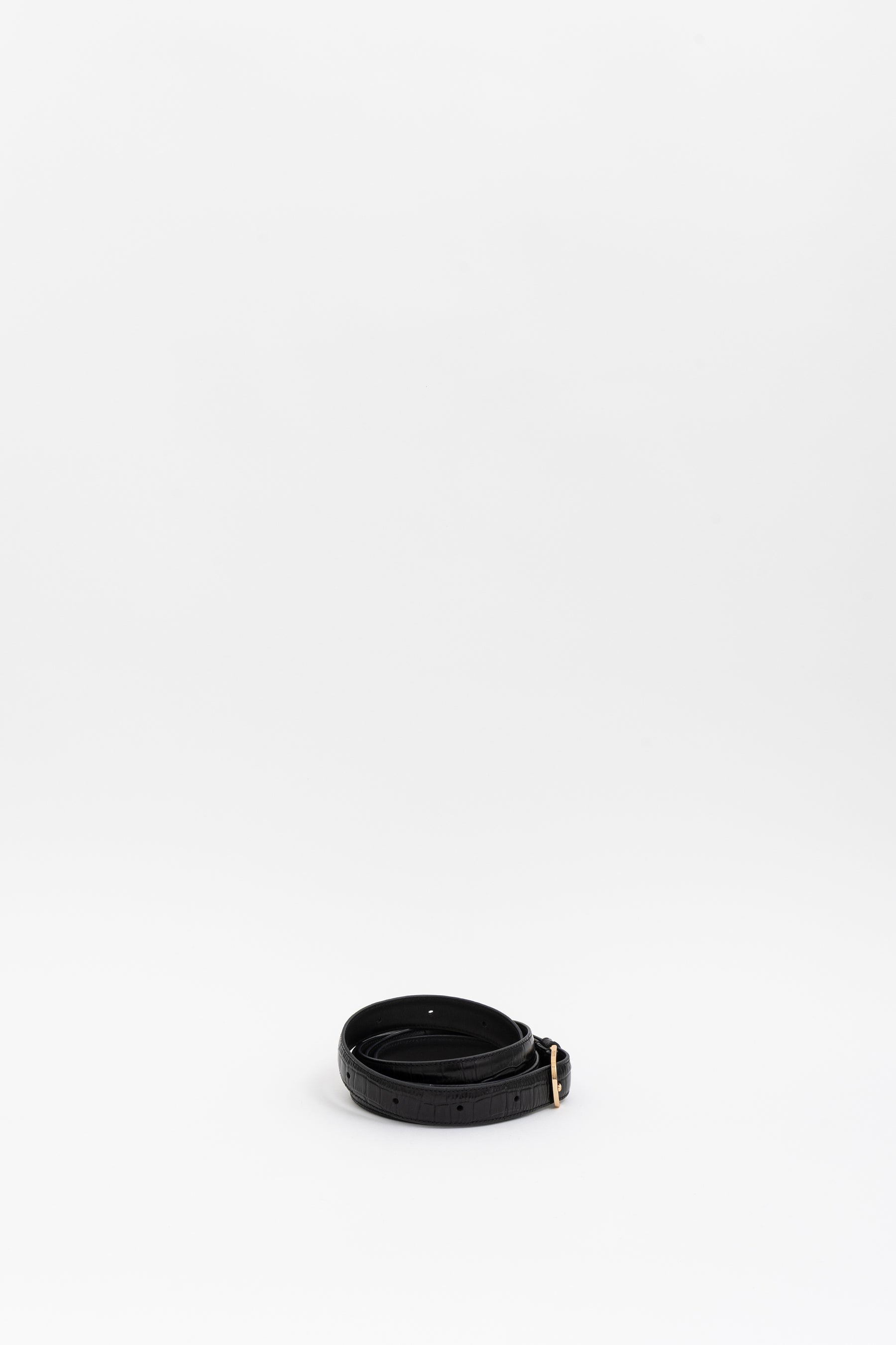 Croc Effect Belt