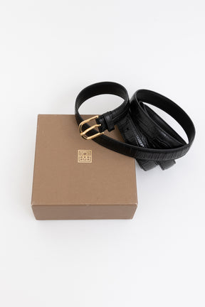 Croc Effect Belt