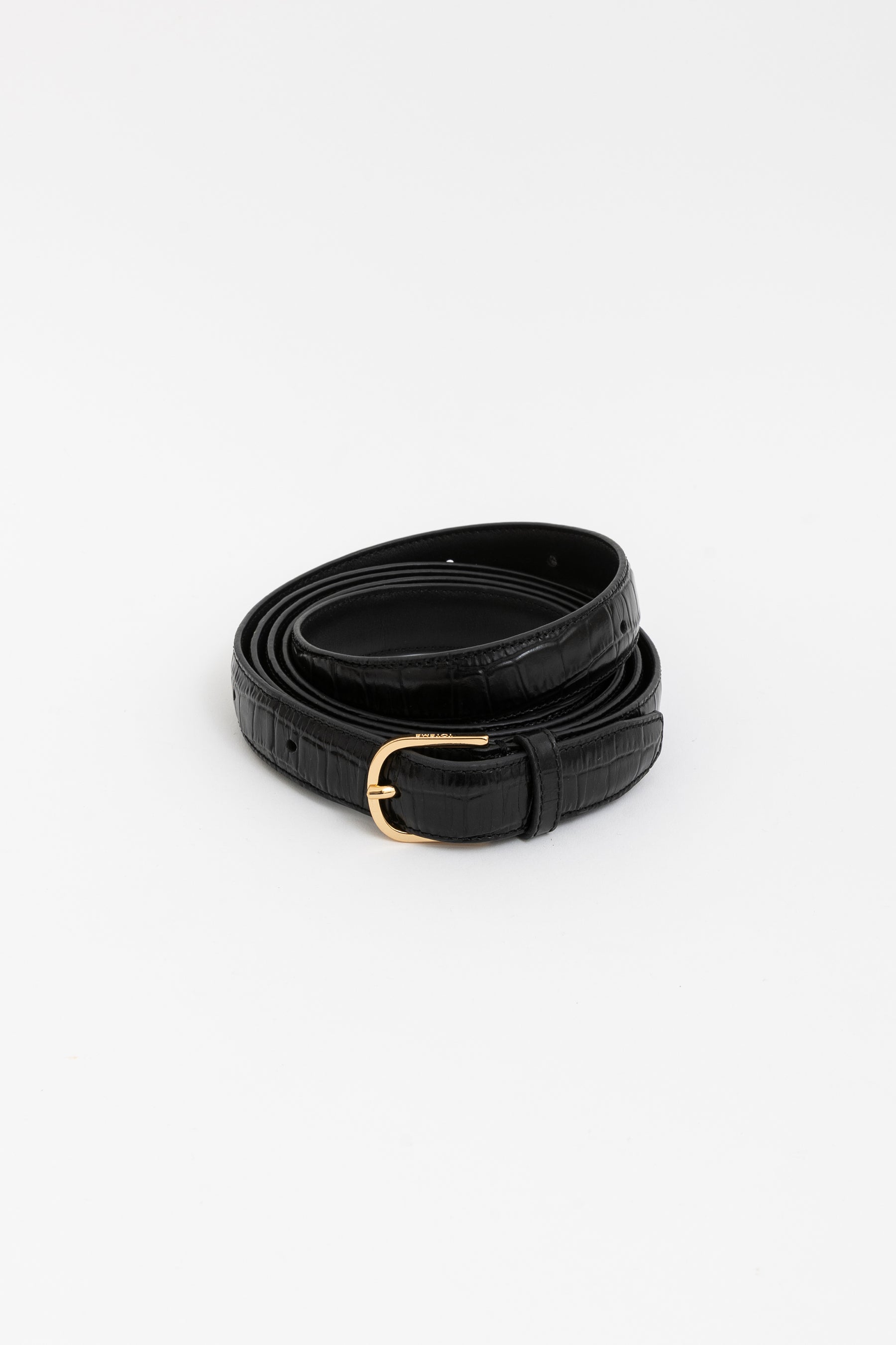 Croc Effect Belt