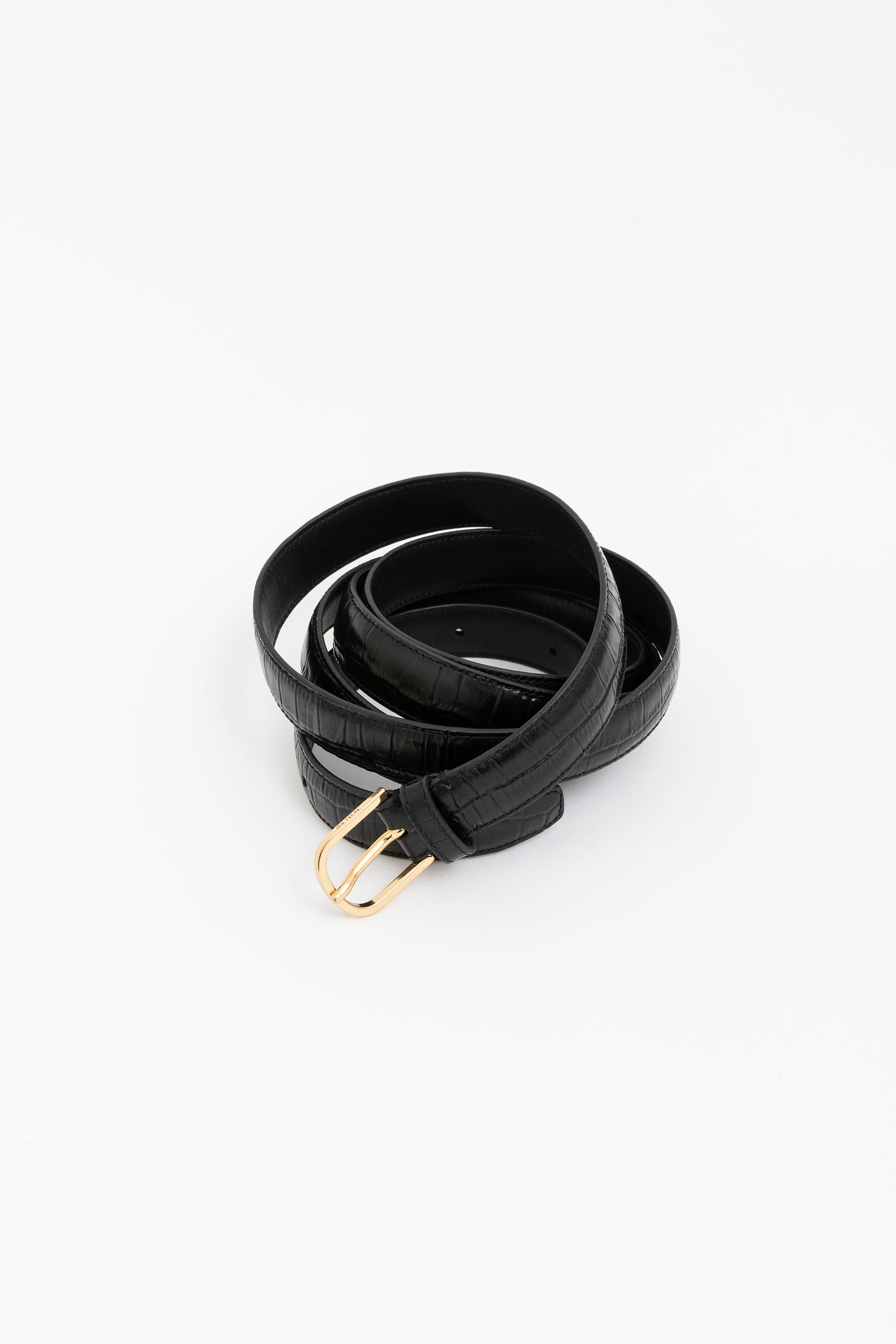 Croc Effect Belt
