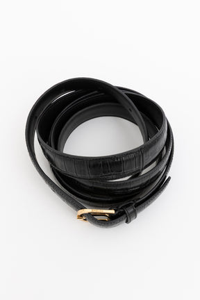 Croc Effect Belt