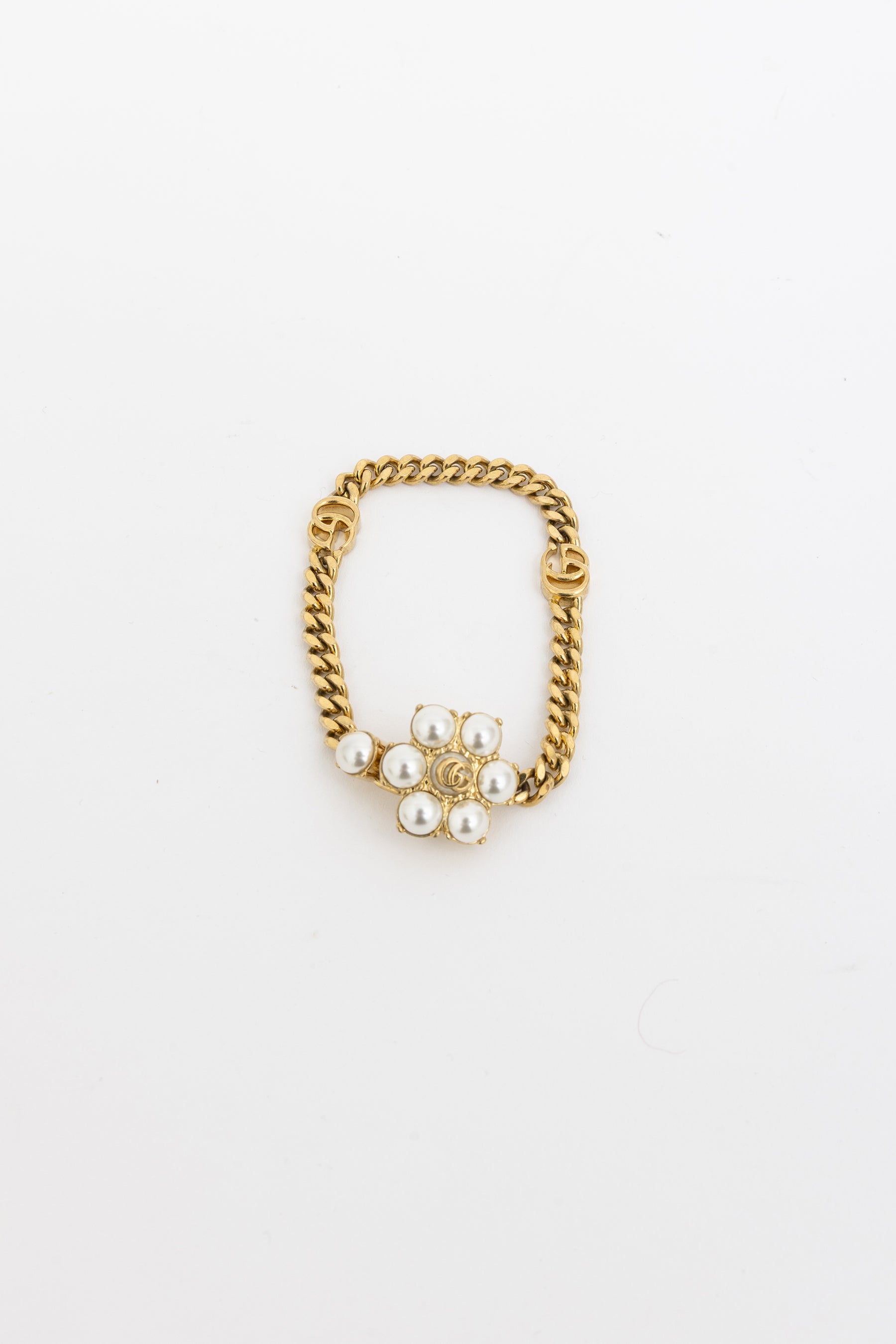 Pearl Double G Bracelet