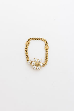 Pearl Double G Bracelet