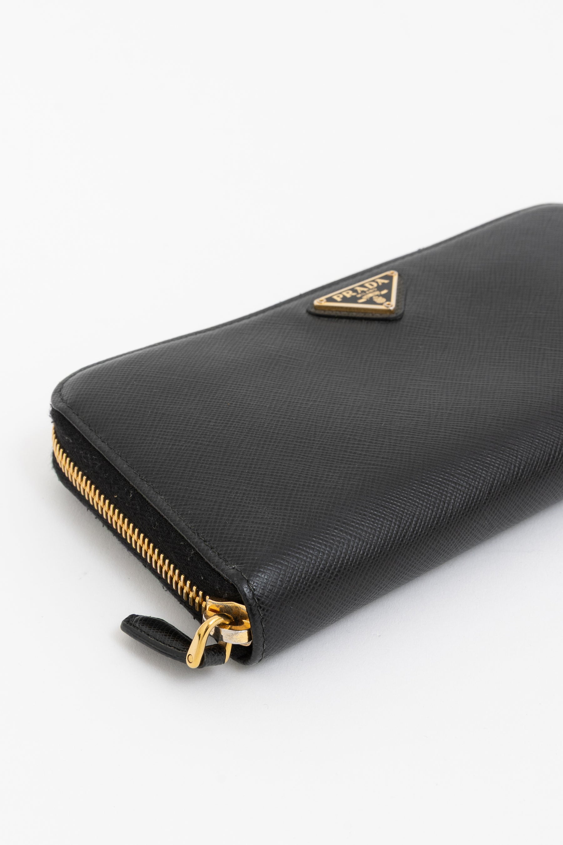 Saffiano Zip Around Wallet