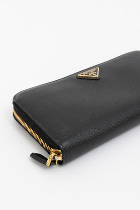 Saffiano Zip Around Wallet