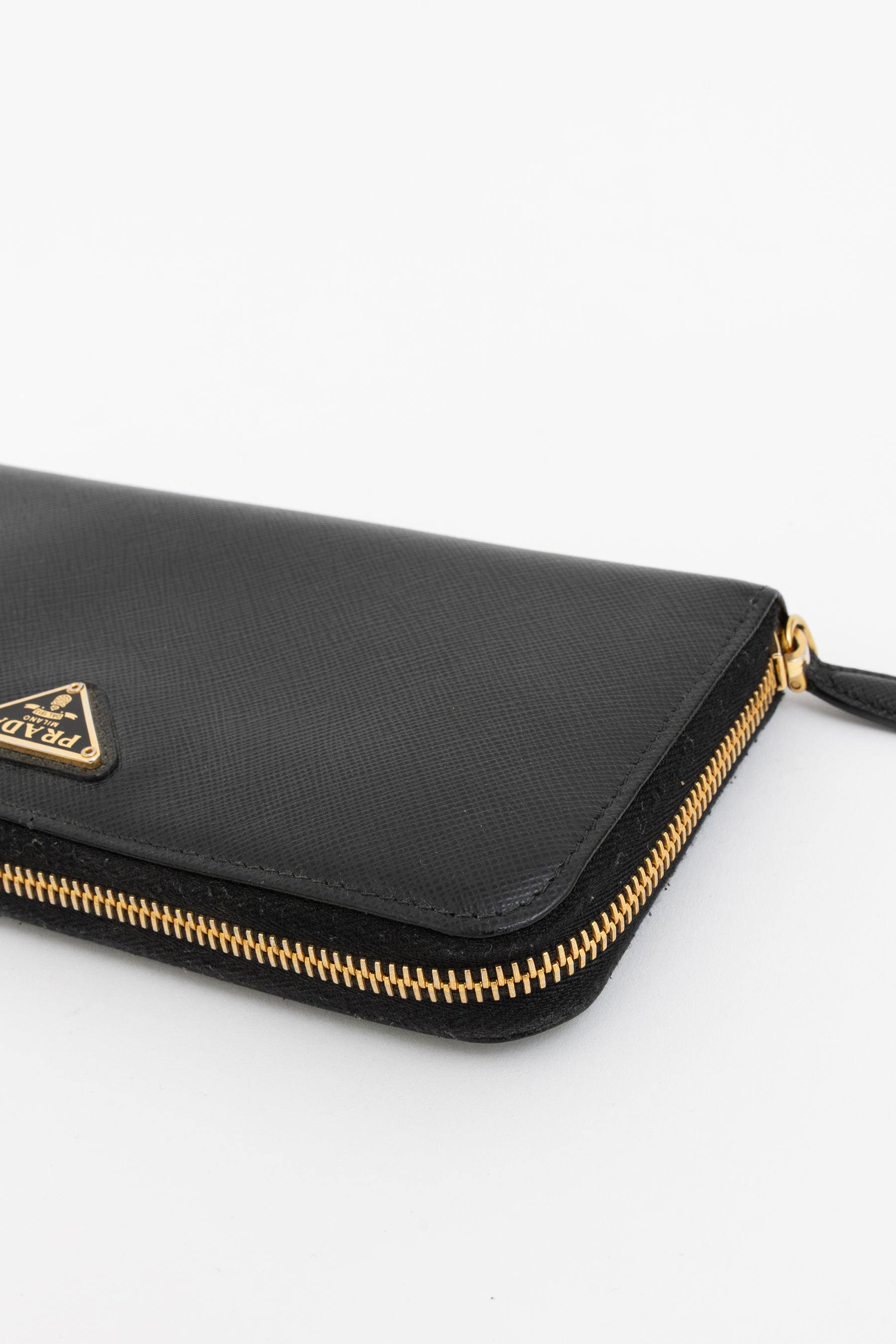 Saffiano Zip Around Wallet