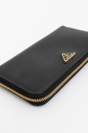 Saffiano Zip Around Wallet