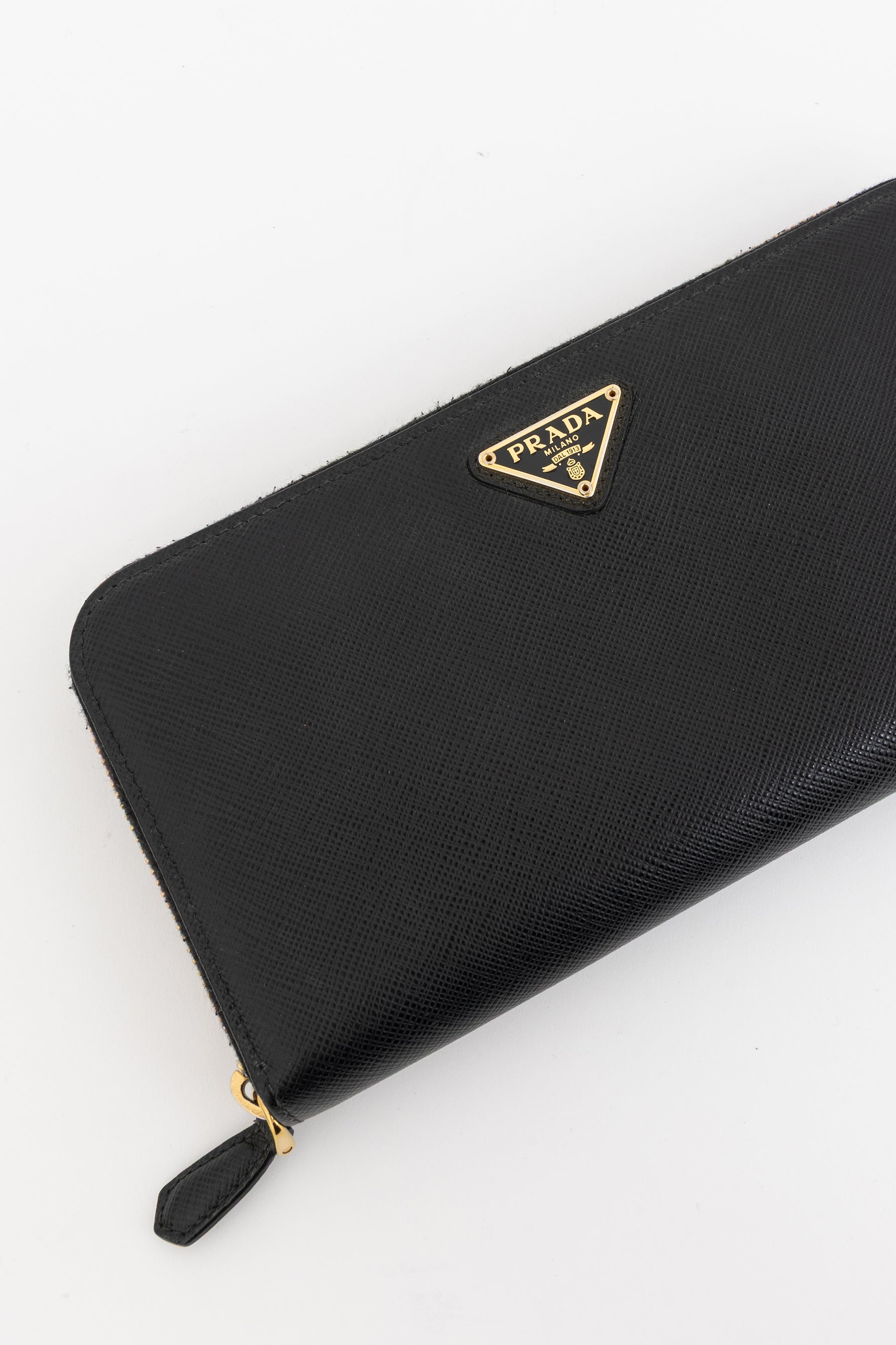 Saffiano Zip Around Wallet