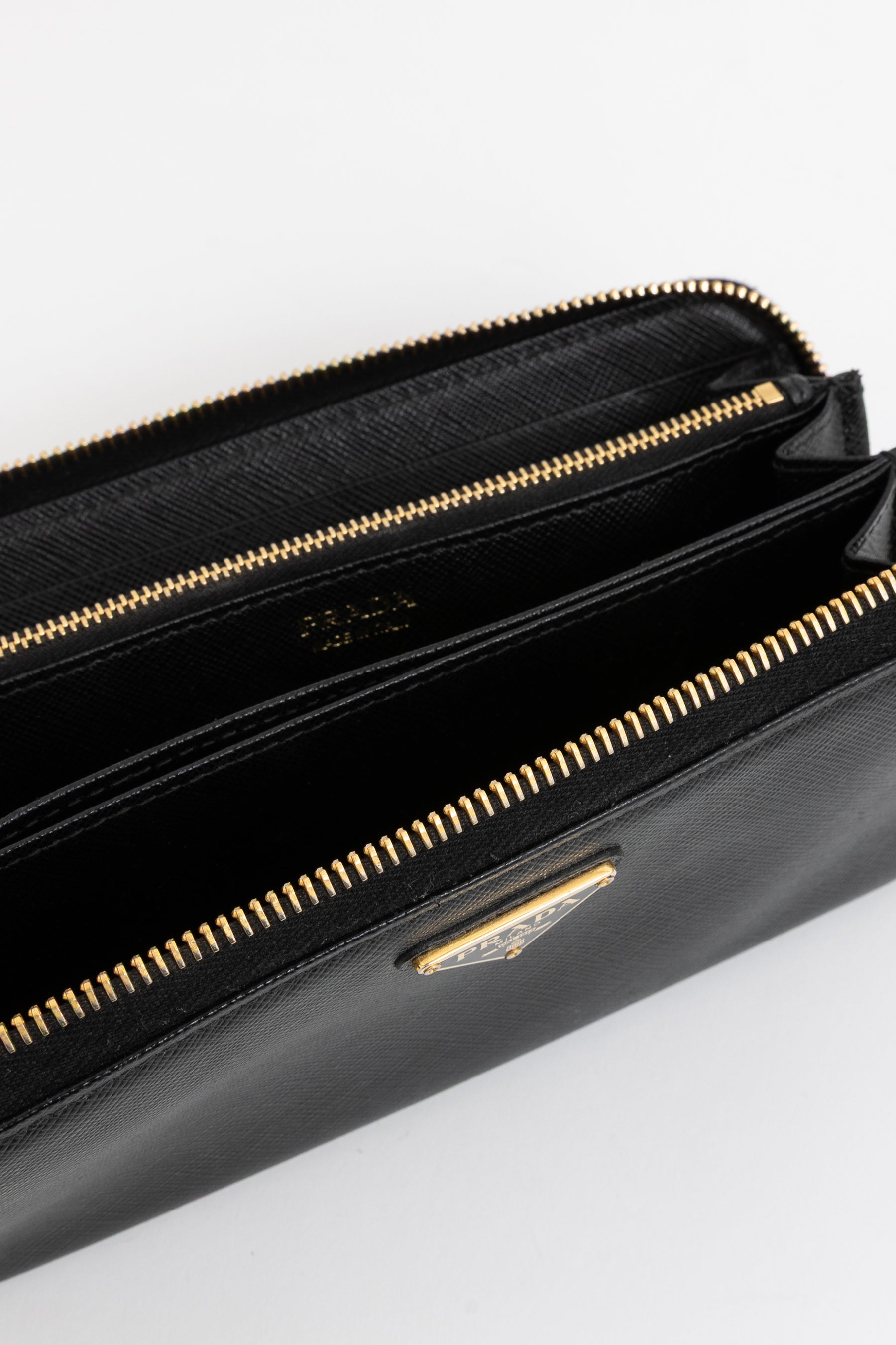 Saffiano Zip Around Wallet
