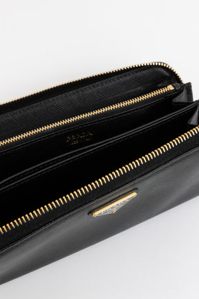Saffiano Zip Around Wallet