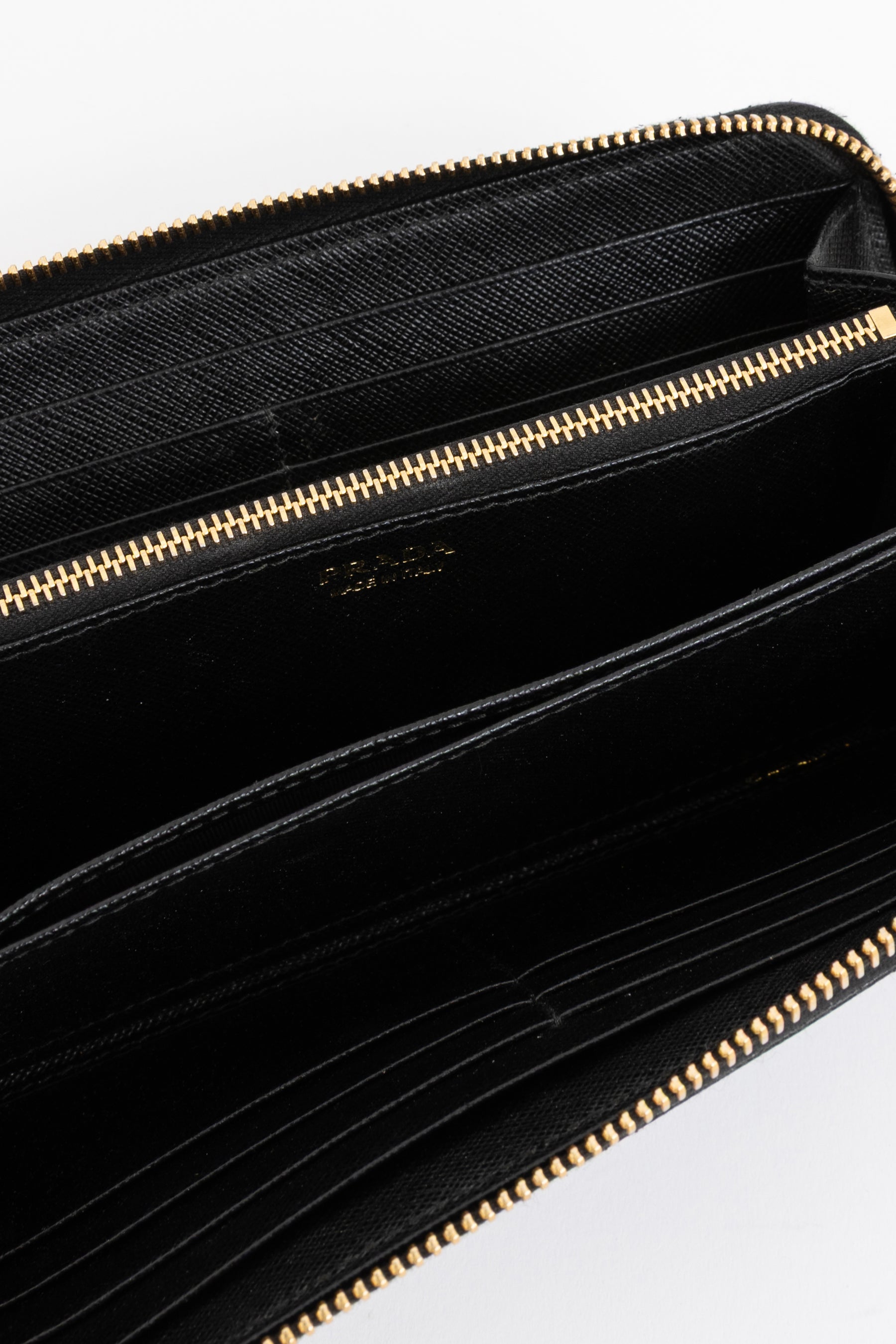Saffiano Zip Around Wallet