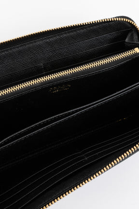 Saffiano Zip Around Wallet