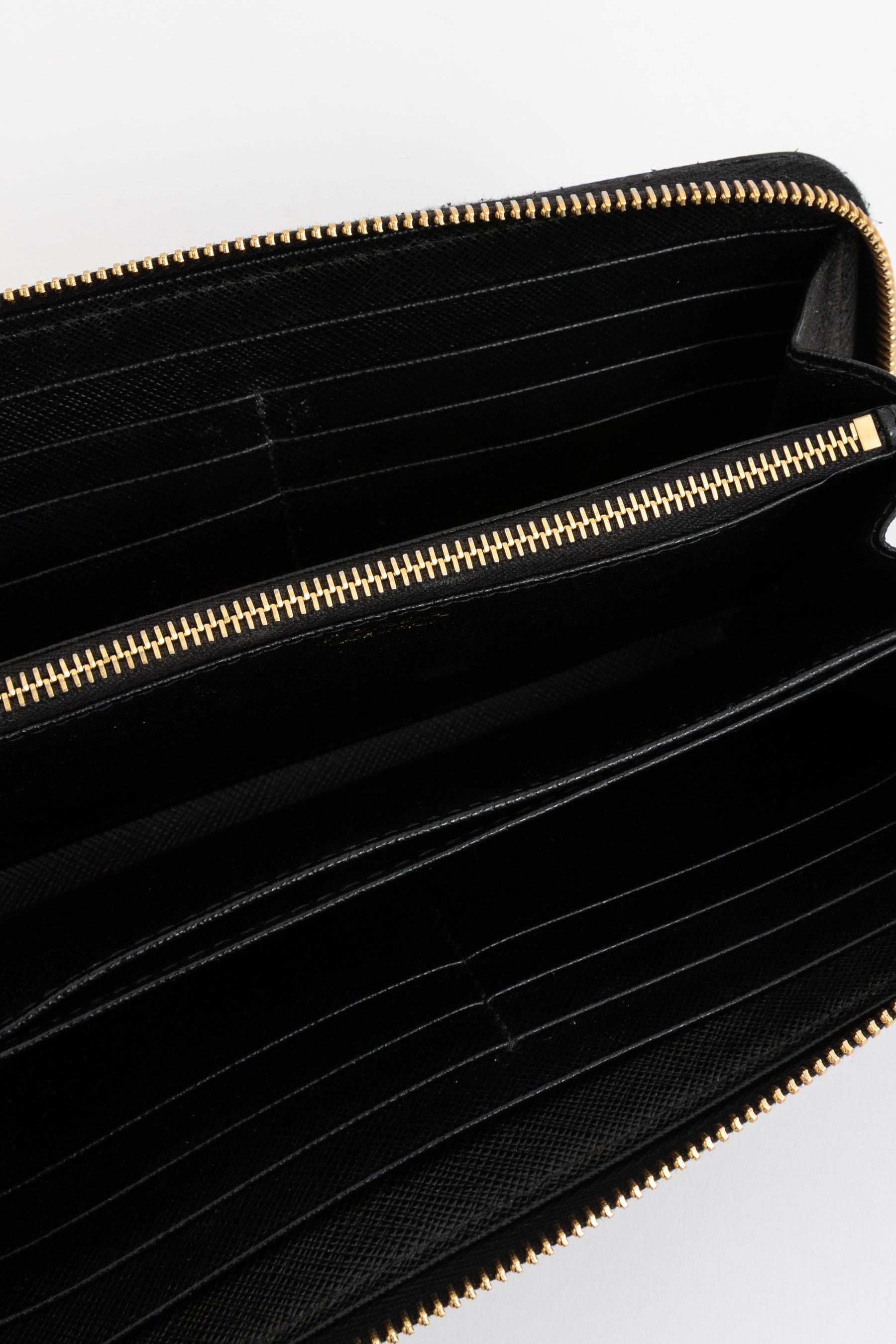 Saffiano Zip Around Wallet