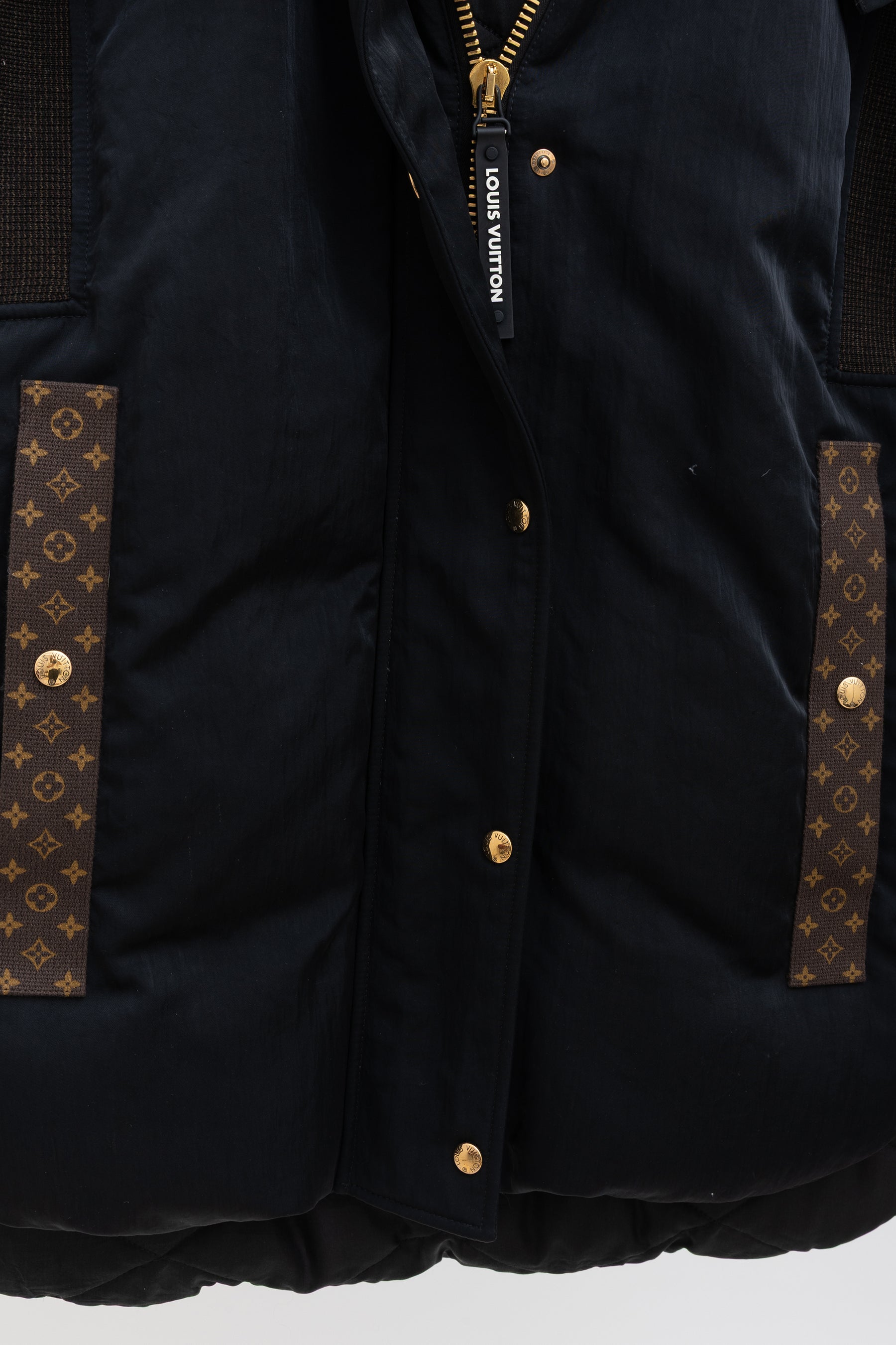 Monogram Accent Sleeveless Jacket