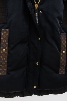 Monogram Accent Sleeveless Jacket