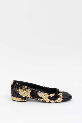 Sequin Ballet Flats